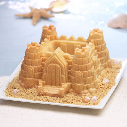 Molde Repostería Castillo Medieval Torta Aluminio Nordicware