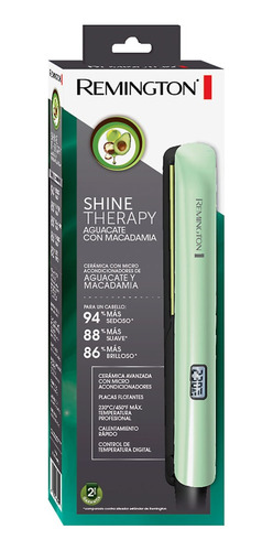 Plancha Para Cabello Remington Aguacate Macadamia Original