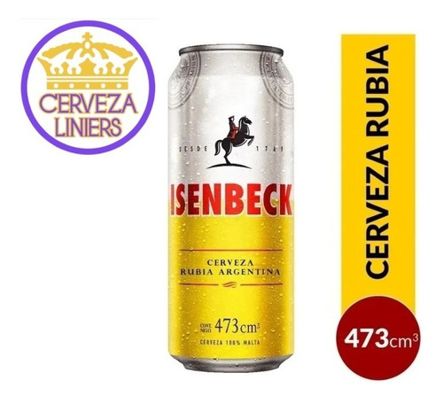 Cerveza Isenbeck Lata 473 Ml Liniers Mataderos Vluro Sjusto