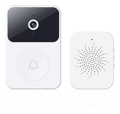 Timbre Inteligente Con Vídeo, Monitor, Videoportero, Celular Color Blanco