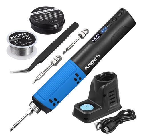 Kit De Soldador Inalámbrico Anbes Dsk-01b 8w Usb Led