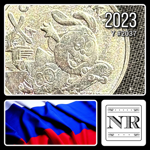 Rusia - 25 Rublos - Año 2023 - Kikoriki - Y #2037