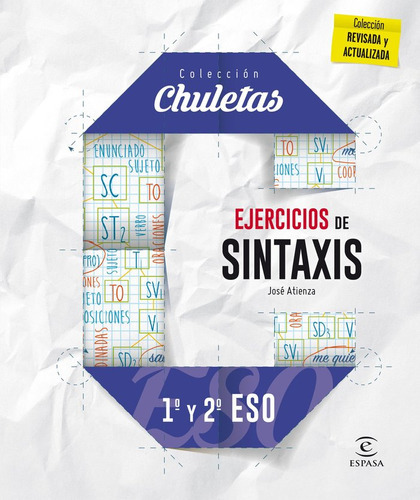 Ejercicios De Sintaxis 1ãâº Y 2ãâº Para La Eso, De Atienza Marmolejo, José. Editorial Espasa En Español