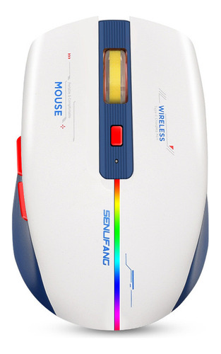 Mouse Inalámbrico Recargable Silencioso Slim Mouse