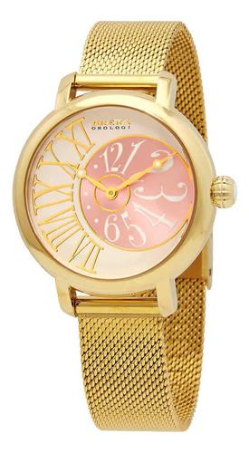 Reloj Brera Orologi Brvael3803-yg-mil Para Mujer De Cuarzo