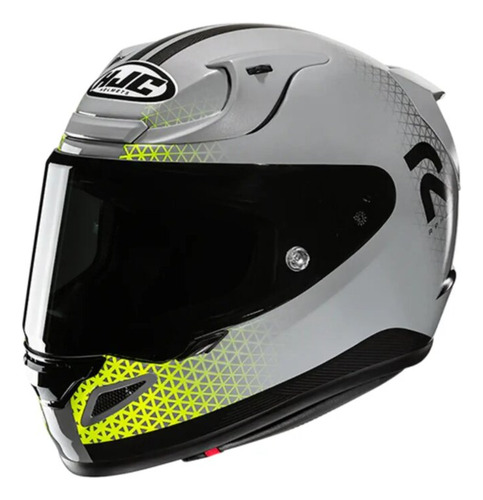 Capacete Hjc Rpha 12 Enoth Cinza Verde