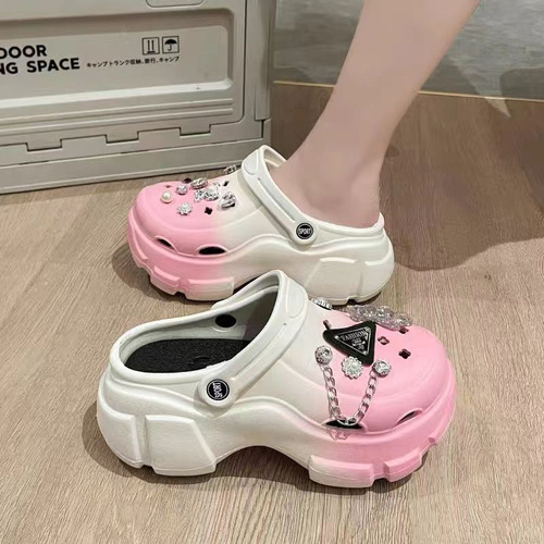Sandalias Eva De Verano Para Mujer Con Corazón De Cristal De