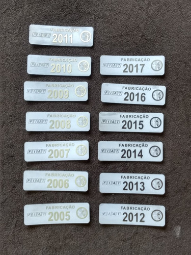 Plaqueta Ano De Fabricação Fiat Ducato Etiqueta 2005 A 2017