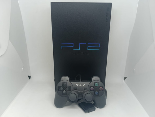 Console Playstation 2 Fat Sony Ps2 Video Game Original Duals Preto