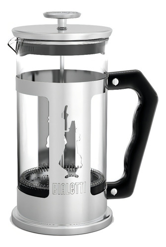Cafetera Bialetti Preziosa 3 Cups semi automática acero inoxidable prensa francesa