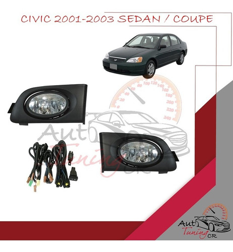 Halogenos Honda Civic 2001-2003 Sedan / Coupe