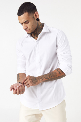 Camisa Ml Amadeo Blanco Tascani