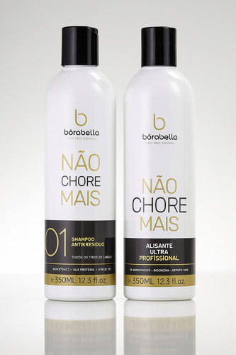 Alisante E Shampoo Não Chore Mais Profissional Bórabella
