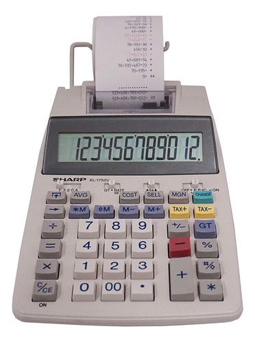 Calculadora De Impresión Sharp Electronics El-1750v