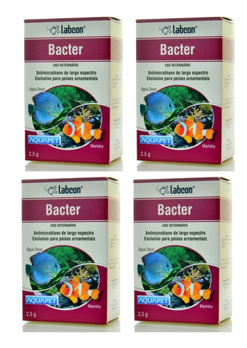 Bacter Alcon 10 Caps Kit 4 Unidades ( 40 Caps)