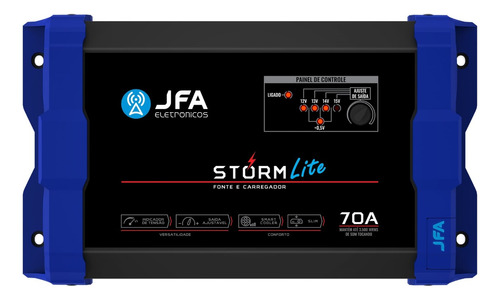 Fonte Automotiva Jfa Storm Lite 70a Bivolt Carregador