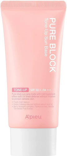 A'pieu Pure Block 2-.1 Protector Con Color  Spf50 + / Pa +++