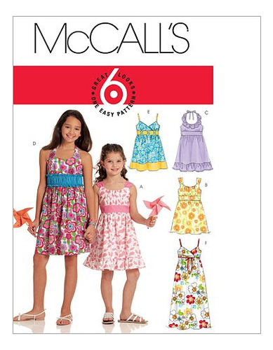 Mccall 's Patterns M5838 Vestido Niña Niño