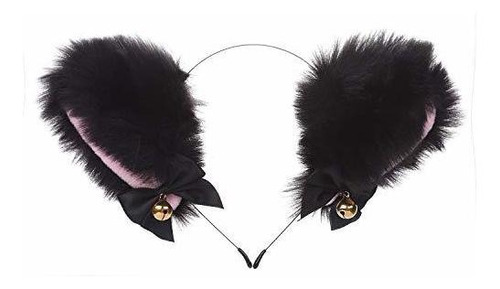 Orejas De Gato Diadema Anime Lindo Peluche Accesorios P...