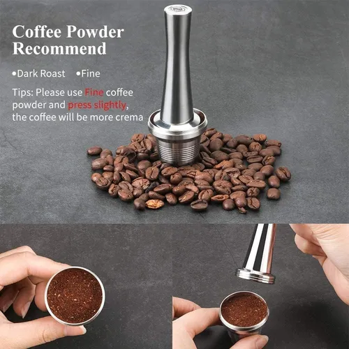 Cápsulas Reutilizables De Acero Inoxidable L'or Barista Lm80