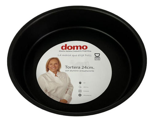 Tortera Molde Horno Antiadherente 24 Cm Domo Bizcochuelo