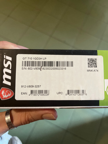 Placa De Video Geforce Gt 710 (Usado)