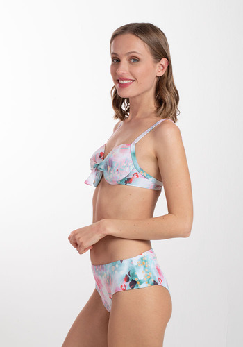 Bikini Calzón Alto Poliamida Elasticada Intime 8391033