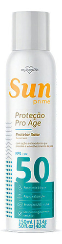 Protetor Solar Spray 50 Fps Sun Prime 150ml My Health