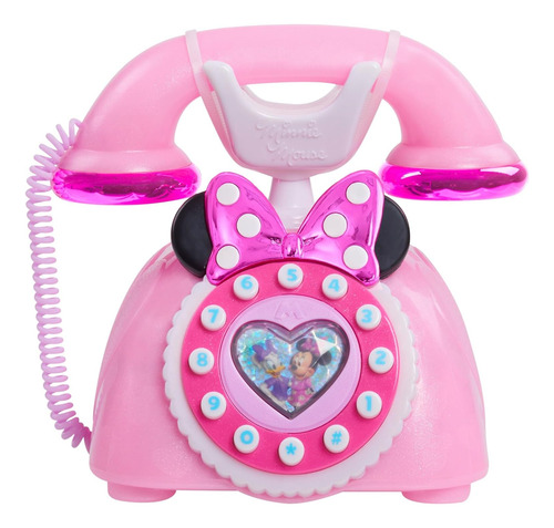 Disney Junior Minnie Mouse Ring Me Teléfono Giratorio Con Lu