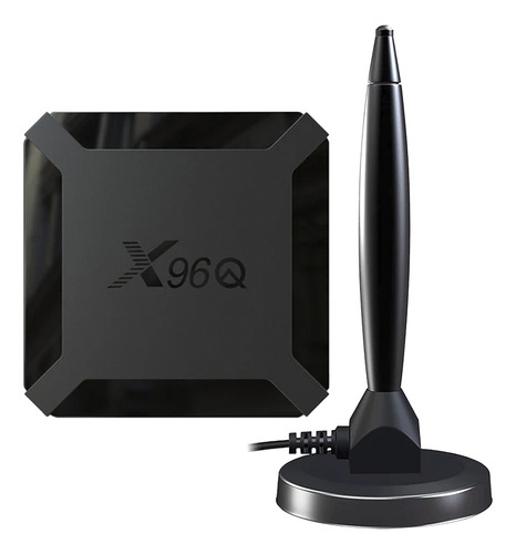 2 Pack Combo Antena Digital Smart + Tv Box | Cv Directo Negro