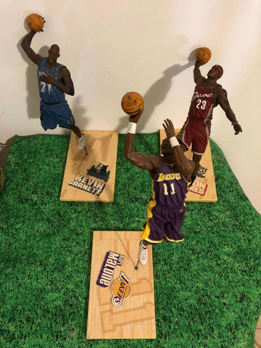 Figuras Colección Basket Ball Le Bron James Karl Malone