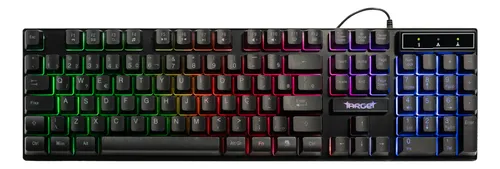 Imagem do produto Teclado Gamer TGT M16L, Rainbow, ABNT2, Preto, TGT-M16L-RBW01 em Mercado Livre