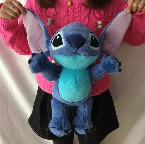 Peluche Grande Stitch Original Felpa Suave Disney 35 Cm