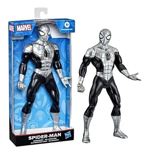 Brinquedo Boneco De Ação Homem Aranha Blindado 25cm Hasbro