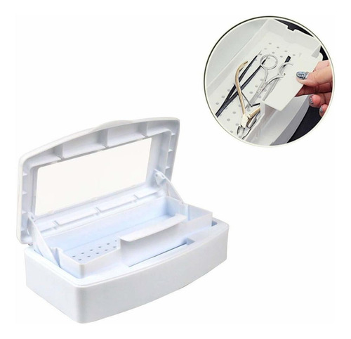 Caja De Limpieza De Herramientas De Uñas Contenedor De Limpi