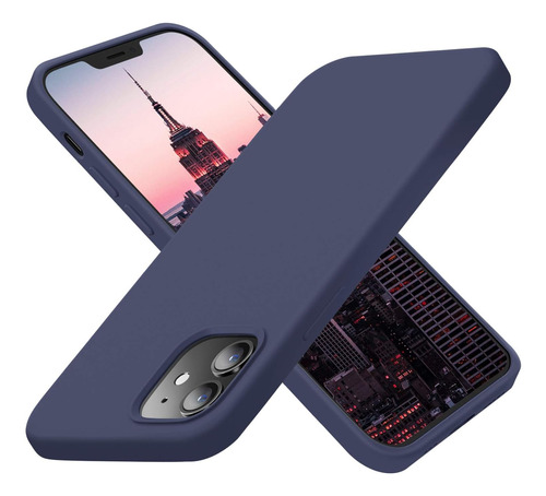 Funda Cordking Para iPhone 12/12 Pro Navy Blue