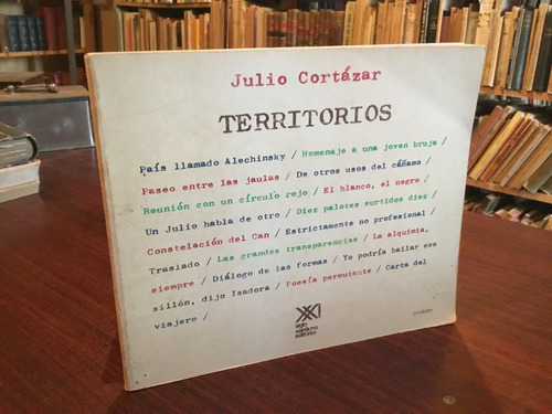 Julio Cortázar - Territorios - Fotografías Primera Edición.