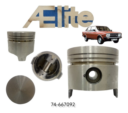 Piston Fiat 131 1.6 (4 Decimas) Aelite Italy 74-667092