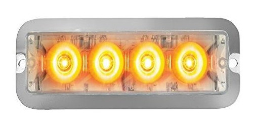 Gran General 76531 Ámbar Medio Rectangular 4 Led De Luz Estr