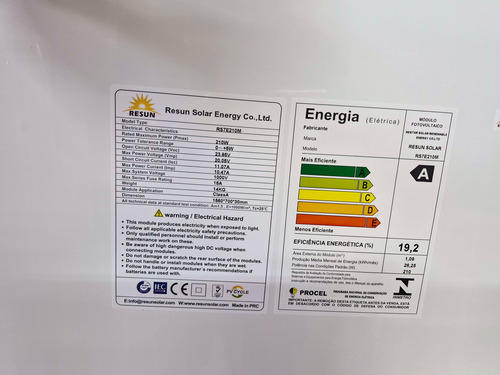 Kit 2 Placa Solar 210w Controlador 30a Lcd Bateria 240ah