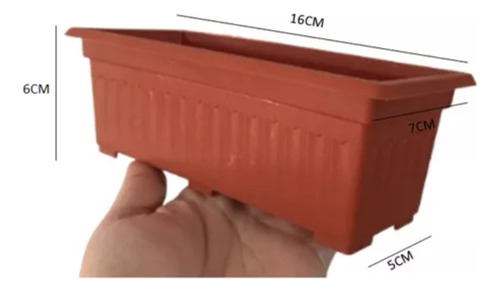 Macetero Rectangular J 16 Pack 3