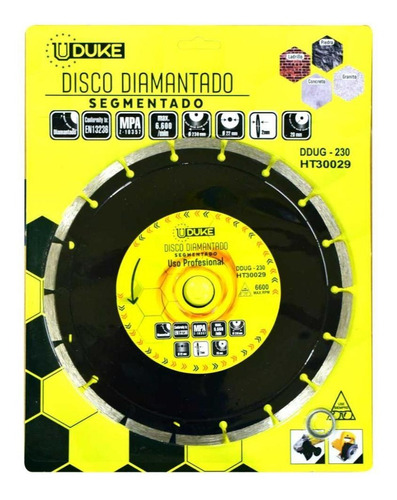 Disco Diamantado Segmentado Uduke 9 (ddug-230) (ht30029)