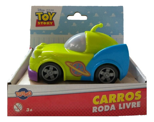 Carro Roda Livre Toy Story Alien - Toyng 34220