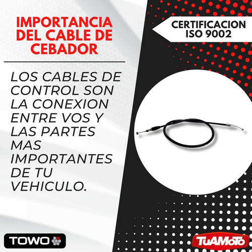 Cable Cebador Completo Para Biz 125 ( 2012 - 2015 ) Tuamoto
