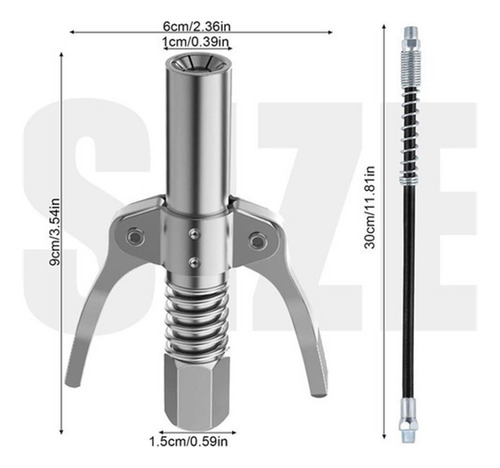A Pneumatic Pump Quick Lock Grease Coupler