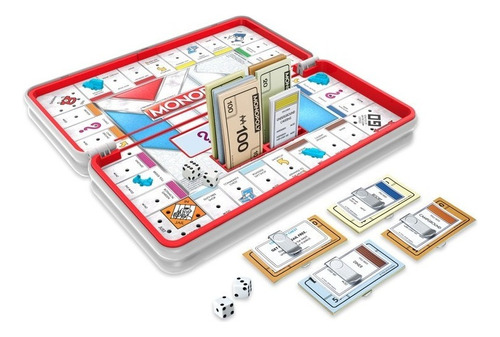 Juego De Mesa Monopoly Portátil (para Road Trip) Hasbro