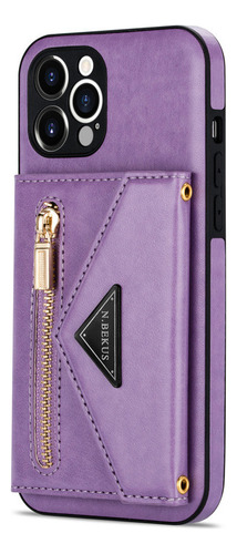Funda De Piel Para iPhone Funda Tipo Cartera Con Correa