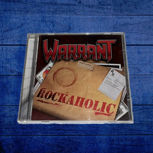 Warrant Rockaholic Cd Italy Maceo-disqueria