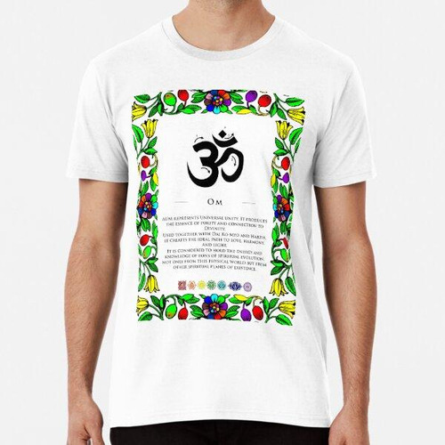 Remera Símbolo Om - Símbolo De Reiki Símbolo De Curación De 