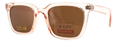 Lentes De Sol City 17509 Diseño Marron C3